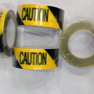 Yellow and Black Caution Tapes, Warning Tapes